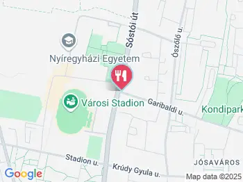 HPC Seven Diner & Pub Nyíregyháza a térképen