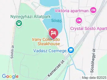 Igrice Camping Nyíregyháza a térképen