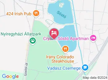 Liget Szálló Nyíregyháza Nyíregyháza a térképen