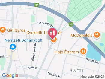 Lipóti Pékség Nyíregyháza a térképen