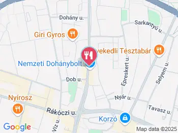 Meteor Gyros Bár Nyíregyháza a térképen