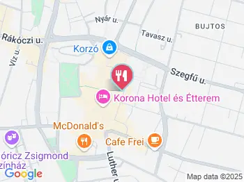 Mystic Burger Nyíregyháza a térképen