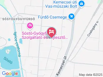 Nyilas Fogadó Nyíregyháza a térképen