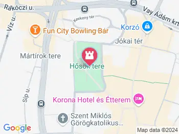 A nyíregyházi Villamos Nyíregyháza a térképen