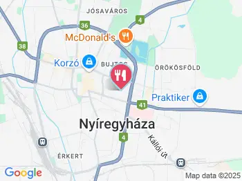 Önkiszolgáló Étterem Nyíregyháza a térképen