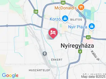 Palermó Panzió Nyíregyháza a térképen