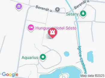 Parkfürdő Nyíregyháza a térképen