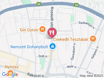 Punto Caffee Nyíregyháza a térképen