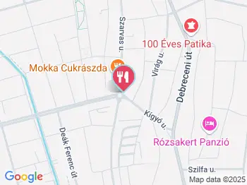 Randevú Presszó Nyíregyháza a térképen