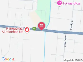 Safari Panzió Nyíregyháza a térképen