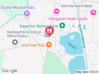 Sóstó Étterem Nyíregyháza a térképen