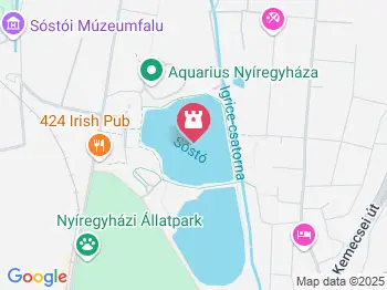 Sóstó - Nyíregyháza Nyíregyháza a térképen