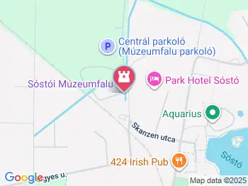 Sóstói Múzeumfalu Nyíregyháza a térképen