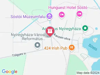 Sóstói Pálinkaház Nyíregyháza a térképen