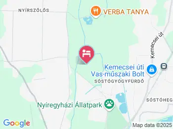 Sóstói Lovasklub Turistaház & Kemping Nyíregyháza a térképen