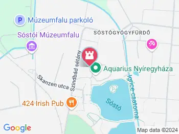 Sóstói zenélő szökőkút Nyíregyháza a térképen