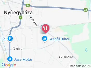 Stella Rose Étterem Nyíregyháza a térképen