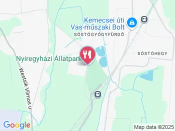 Svájci lak Étterem Nyíregyháza a térképen