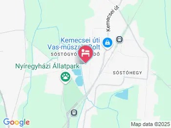 Székely Panzió Nyíregyháza a térképen