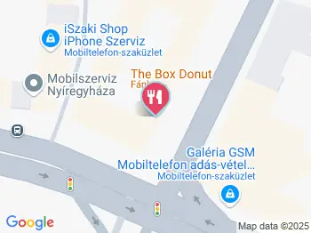 The Box Donut Nyíregyháza a térképen