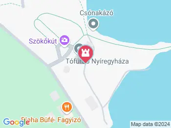 Sóstói Tófürdő Nyíregyháza a térképen