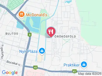 Total Pizza Nyíregyháza a térképen