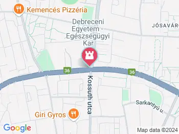 Tűzoltó Múzeum Nyíregyháza a térképen