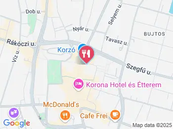 Válogatós Bisztró Nyíregyháza a térképen