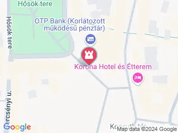 Városalapító atyák szobra Nyíregyháza a térképen