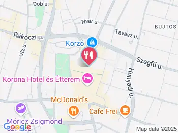 Vela Pékség Nyíregyháza a térképen