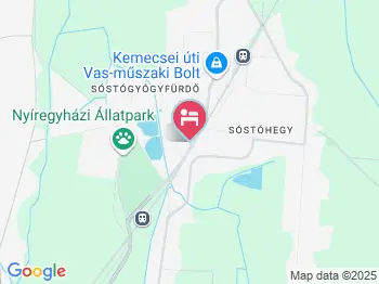 Viktória Apartman Nyíregyháza a térképen