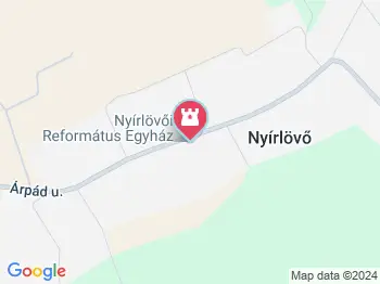 Református templom Nyírlövő a térképen