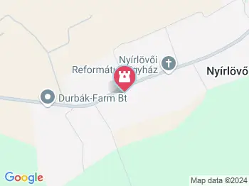 Szentháromság görögkatolikus templom Nyírlövő a térképen