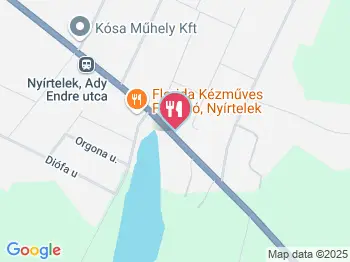 Garden Cafe & Pizzéria Nyírtelek a térképen