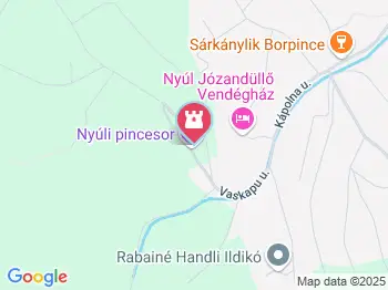 Pincesor Nyúl a térképen