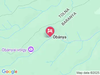 Turistaház az Öreg Malomhoz Óbánya a térképen