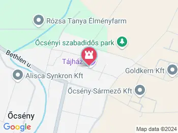 Őcsényi Tájház Ôcsény a térképen