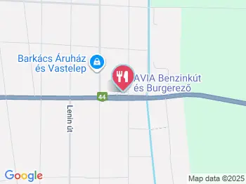 Avia benzinkút és burgerező Öcsöd a térképen