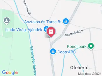 Római Katolikus templom Ófehértó a térképen