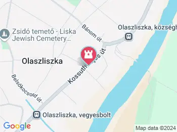 Holokauszt-emlékhely Olaszliszka a térképen