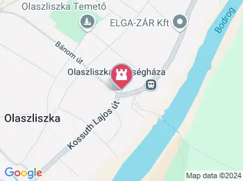 Szent Erzsébet Olaszliszka a térképen