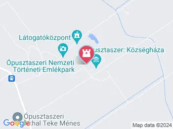 Árpád-emlékmű Ópusztaszer a térképen