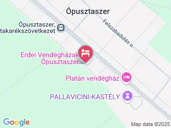 Erdei Wellness Vendégházak Ópusztaszer a térképen