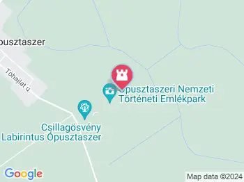 Feszty-körkép Ópusztaszer a térképen