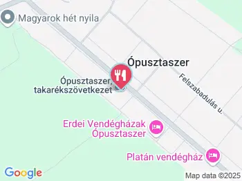 Kemencés Csárda Ópusztaszer a térképen