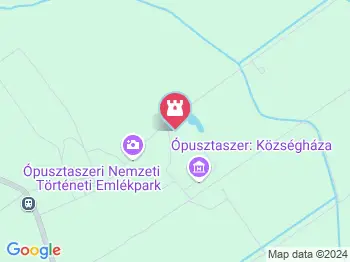 Rotunda Ópusztaszer a térképen