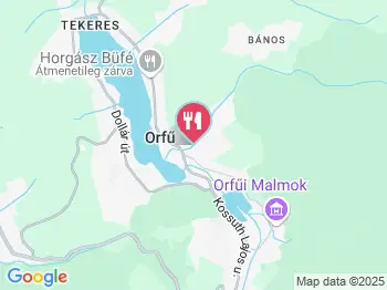 Átrium Vendégház Orfű a térképen