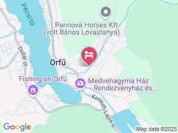 Átrium Panzió Orfű a térképen