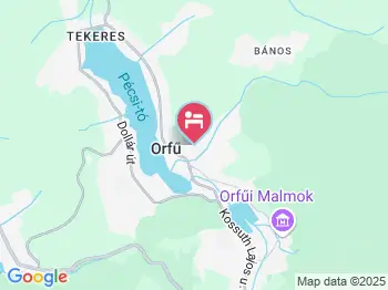 Citrom Vendégház Orfű a térképen