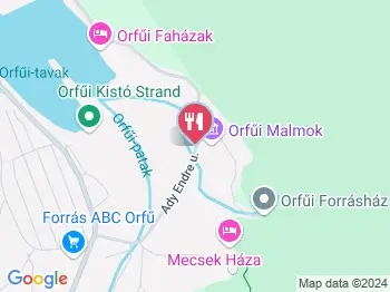 Garat Kávézó Orfű a térképen